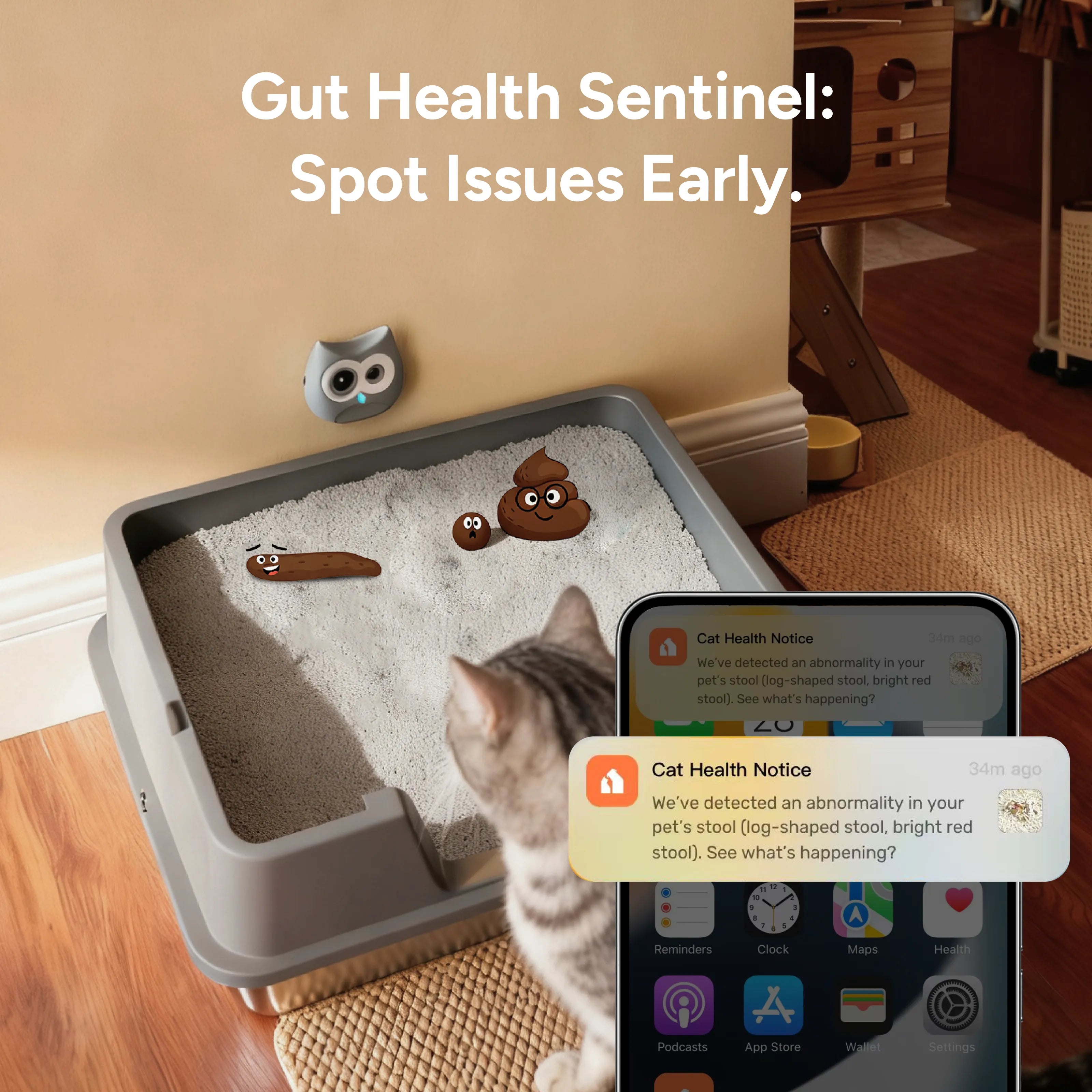 SiiPet LitterLens SmartCare Monitor