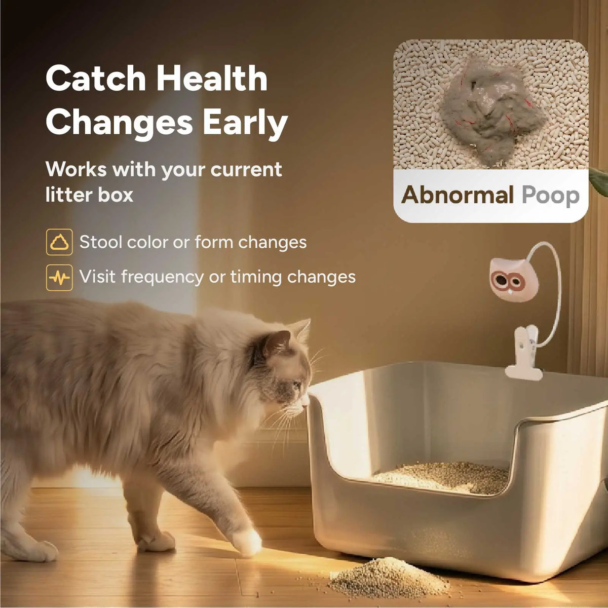 SiiPet LitterLens Litter Box Camera for Health Monitoring